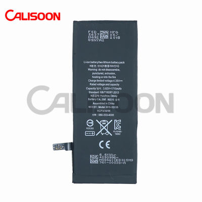 1715mAh प्रतिस्थापन बैटरी Iphone 6 IPH 6s मोबाइल फोन LI ION बैटरी के लिए