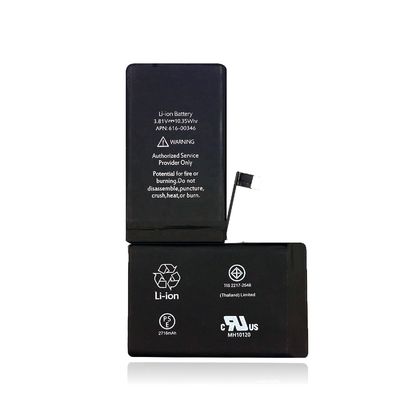 ओईएम प्रतिस्थापन बैटरी 1500mAh रिचार्जेबल ली आयन प्रतिस्थापन बैटरी आईफोन एक्स के लिए