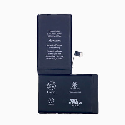 ओईएम प्रतिस्थापन बैटरी 1500mAh रिचार्जेबल ली आयन प्रतिस्थापन बैटरी आईफोन एक्स के लिए